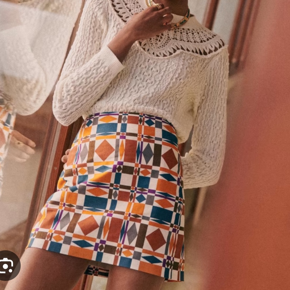 Sézane jupe malia skirt, size 8